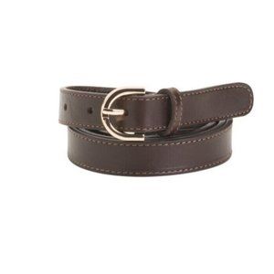 Cinture D'Autore Italy 3/4" Leather Belt 800100 Brown Size L